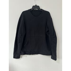 Lost & Found By Ria‎ Dunn Women's Sweatshirt Pullover Black Size Medium Artsy